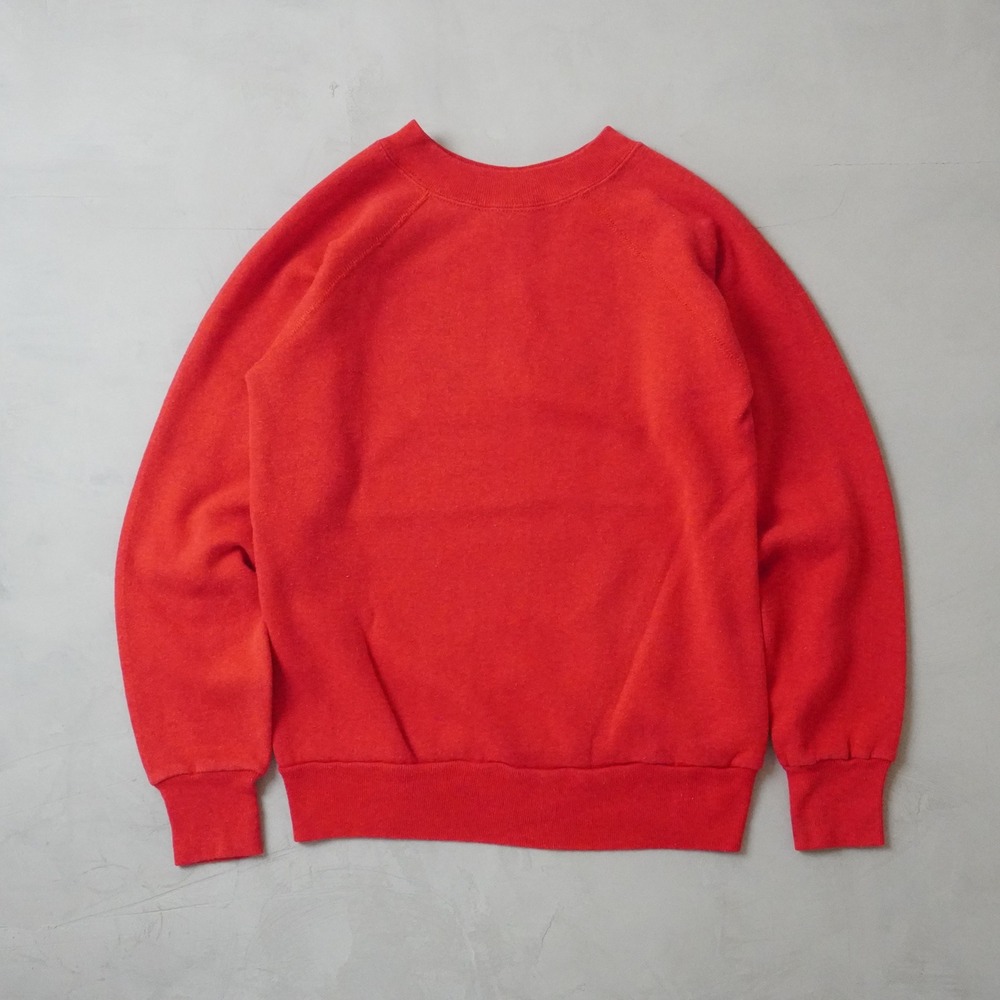 Vintage Pannill Sweatshirt Small Mens 80s 90s Red Blank Raglan Pullover USA Made
